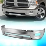 For 2009-2012 Dodge Ram 1500 W/ Fog Light Cutouts Front Bumper Face Bar Chrome. Fixed Price $150.99.