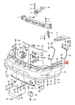 Genuine Porsche Retaining Strip Side 99350563500. Fixed Price $41.10.