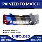 New Painted 2003-2004 Toyota Matrix Xr/xrs Unfolded Front Bumper W/spoiler Holes. Fixed Price $496.98.