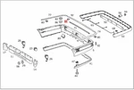 Genuine Mercedes A124 C124 C140 S124 S202 Holddown Clip Spring 1249889078. Fixed Price $7.24.