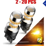 2-20X Auxito 3157 Amber Yellow Led Turn Tail Signal Light Bulbs 4014SMD IP67 12V. Fixed Price $127.40.