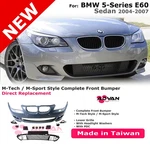 Front Bumper M-sport Style Kit For 2004-2007 Bmw 530I 545I 5-SERIES E60 With Pdc. Fixed Price $399.00.