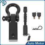 2" Receiver Tow Hook, 3/4" D-ring Shackle 45000LBS Capacity, Black Locking Hitch. Fixed Price $35.08.