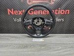 2009 Audi Q7 4L Three 3 Spoke Leather Wrapped Steering Wheel W/ Buttons & Paddle. Fixed Price $65.25.