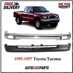 Front Bumper Face Bars Set For 1995-1997 Toyota Tacoma Rwd Chrome With Valance. Fixed Price $306.02.