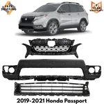 Front Bumper Cover Textured Black & Grille Kit For 2019-2021 Honda Passport. Fixed Price $510.00.