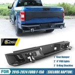 Rear Bumper W/2*SHACKLES+4" Pod Lights 2015-2026 Ford F-150 Excluding Raptor. Fixed Price $347.99.