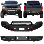 Vijay Steel Front Or Rear Bumper Fits 2016-2018 Chevy Silverado 1500 Wled Lights. Fixed Price $689.99.