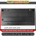 Front Black License Plate Bracket With Mounting Hardware For Land Rover Plastic. Fixed Price $40.99.