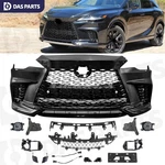 For 2023-25 Lexus RX350 450H Front Bumper Grille Set W/ Sensor Holes&chrome Trim. Fixed Price $699.97.