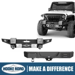 Hooke Road Textured Steel Front Bumper Rear For 07-18 Jeep Wrangler Jk. Fixed Price $309.29.