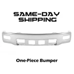 For 2014-2015 Chevy Silverado 1500 Front Bumper Chrome W/ Fog Hole-one Piece. Fixed Price $279.99.