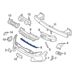 For Kia K5 2025-2026 86591L2CA0AHV Front Bumper Protection Pad. Fixed Price $130.46.