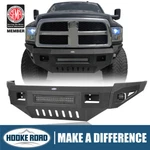 Hooke Road Front Bumper W/skid Plate Light Bar For 2010-2018 Dodge Ram 2500 3500. Fixed Price $499.87.