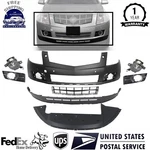 New Front Bumper Cover Kit Auto Body Repair Set Of 8 For 2010-2012 Cadillac Srx. Fixed Price $1089.49.
