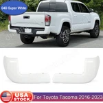 Rear Bumper End Cap 040 Supper White W/o Sensor Hole For Toyota Tacoma 2016-2023. Fixed Price $68.99.