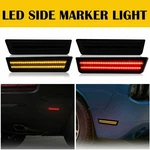 For Front+rear 44787 Challenger Dodge Led Side Marker Lights Amber Red Smoked. Fixed Price $8.54.
