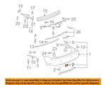 Gm Oem 05-11 Sts Rear Bumper Components-tow Brkt Cover 19167946. Fixed Price $32.74.