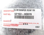 Genuine Oem Toyota 52163-0C070 Passenger Rh Rear Bumper Plate 2014-2020 Tundra. Fixed Price $44.31.