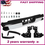 Steel Rear Bumper Assembly Chrome For Silverado Sierra 2500HD 3500HD 2015-2019. Fixed Price $225.10.