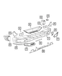Genuine Mopar Rear Bumper Bracket Right 68195810AA. Fixed Price $139.24.