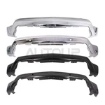 Front Steel Bumper Face Bar Black/chrome For Chevrolet Silverado 1500 2022-2023. Fixed Price $179.99.