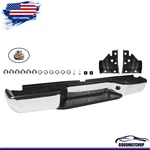 For Nissan Frontier 2005-2021 Chrome Rear Step Bumper Steel Assembly W/o Sensors. Fixed Price $156.89.