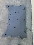 Oem 2021-2023 Tesla Model X Front Under Body Lower Diffuser Aero Splash Shield. Fixed Price $180.00.
