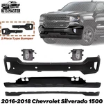Front Bumper Primed & Fog Lights Kit For 2016-2018 Chevrolet Silverado 1500. Fixed Price $412.90.