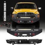 Aaiwa For 2009-2012 Dodge Ram 1500 Steel Front+rear Bumper W/winch Plate+lights. Fixed Price $729.95.