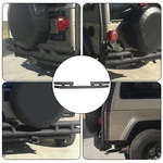 Black Double Tube Rear Bumper Guard For 97-06 Tj 86-96 Yj Jeep Wrangler W/ Plate. Fixed Price $98.98.