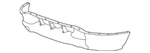 Genuine Ford Valance Panel XL3Z-17626-CA. Fixed Price $155.69.