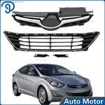 Fit For Hyundai 2014-2016 Front Upper+lower Grilles W/ Bumper Brackets. Fixed Price $43.98.
