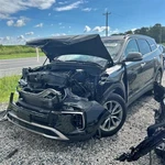 (pickup Local Only) Rear Bumper Lwb Without Park Assist Fits 17-19 Santa Fe 1445. Fixed Price $409.90.