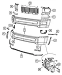 Genuine Mopar Bumper Bracket Left 68159973AA. Fixed Price $118.32.