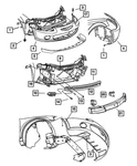 Genuine Mopar Rail To Bumper Extension Left 4878601AA. Fixed Price $37.61.