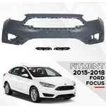 Front Bumper Cover Kit With Bracket 2015 2016 2017 2018 Ford Focus Primed. Fixed Price $63.33.