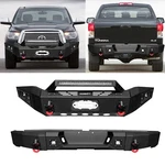 Vijay For 2007-2013 Tundra Black Front Rear Bumper W/winch Plate + Led Lights. Fixed Price $659.00.