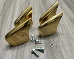 1960 Gm Chevy Impala Belair Biscayne Gold Plated Front & Rear Bumper Guards. Fixed Price $349.99.