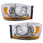 Depo Headlight Set For 2006 Dodge Ram Pickup Driver & Passenger Side CH2518114. Fixed Price $246.81.