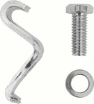 1963-66 Impala Bel Air Biscayne Caprice; Rear Bumper Guard Mounting Bracket Set. Fixed Price $9.99.