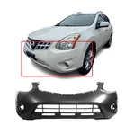 Front Bumper Cover For 2011-2013 Nissan Rogue W/fog Light Primed NI1000277. Fixed Price $155.75.