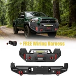 For 2016-2023 Toyota Tacoma Aaiwa New Front/rear Bumper W/winch Plate&led Lights. Fixed Price $449.95.