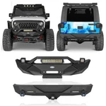 Blade Master Stubby Front + Rear Bumper W/light Bar For 07-18 Jeep Wrangler Jk. Fixed Price $569.38.