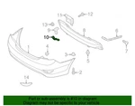 New Oem 2011-2017 Hyundai Accent Rr Bumper Impact Bar Bracket Lower 86635-1R010. Fixed Price $15.95.