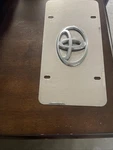 Toyota Logo Front Plate. Fixed Price $20.00.