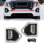 For Gmc Sierra 1500 2019-2022 AT4 Denali Bumper Led Fog Lights Lamps W/bezels. Fixed Price $49.89.