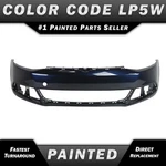 New Painted *LP5W Blue* Front Bumper Cover For 2011-2014 Volkswagen Jetta. Fixed Price $380.99.