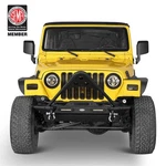For 1987-2006 Jeep Wrangler Yj Tj Front Bumper W/winch Plate & Stinger Bull Bar. Fixed Price $259.12.