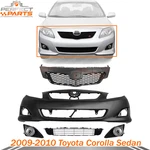 Front Bumper Cover With Grilles & Fog Lights For 2009-2010 Toyota Corolla Sedan. Fixed Price $330.00.